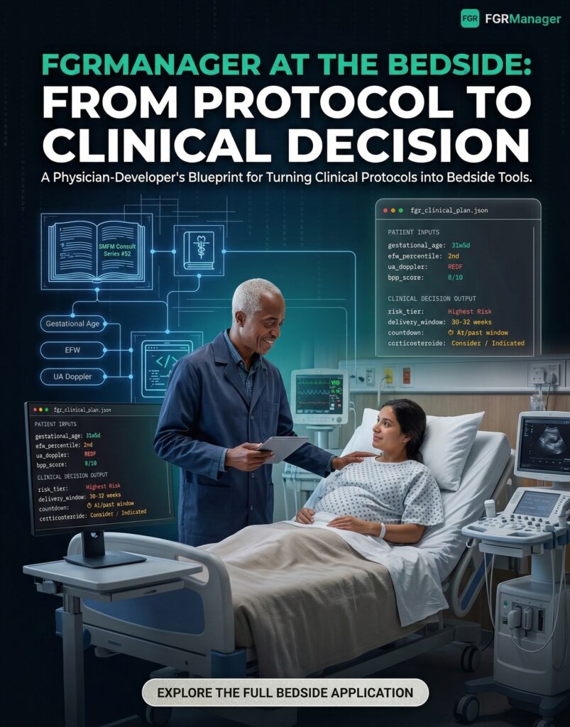 FGRManager clinical decision support tool